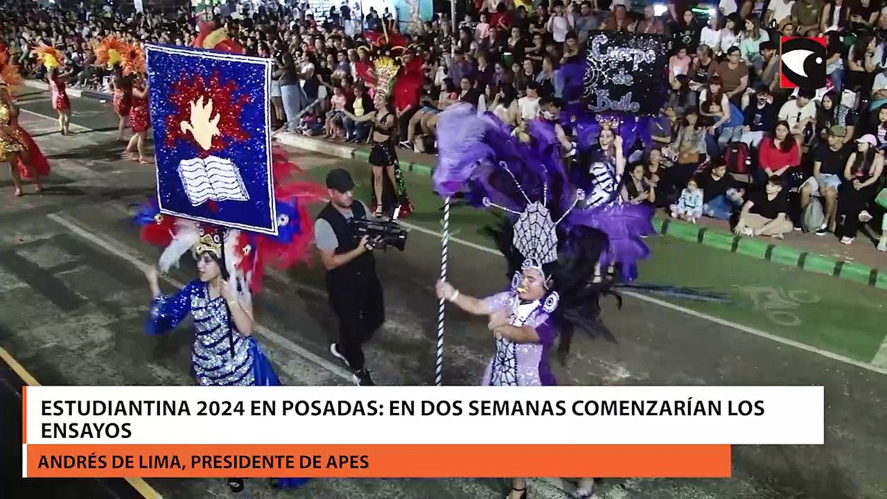 Estudiantina 2024 en Posadas: en dos semanas comenzarían los ensayos