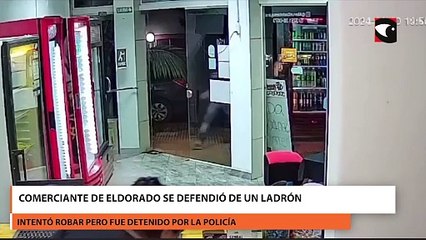 Comerciante de Eldorado se defendió de un ladrón
