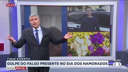 Dia dos namorados: criminosos aplicam golpe do falso presente