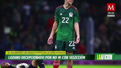Hirving Lozano reacciona a su ausencia en la prelista del Tri para la Copa América