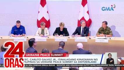 Sec. Carlito Galvez Jr., itinalagang kinatawan ng Pilipinas sa Ukraine Peace Summit sa Switzerland | 24 Oras