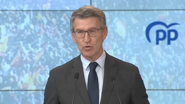 Feijóo insiste en que Sánchez debe terminar la legislatura a la mayor brevedad