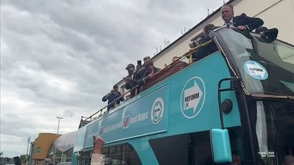 Man arrested after objects thrown at Nigel Farage