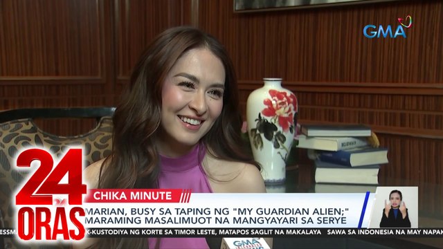 Marian Rivera, tapos na sa shooting ng Cinemalaya entry na Balota | 24 Oras