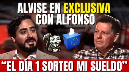 ALVISE cuenta en EXCLUSIVA a ROJO su plan: renuncia de SUELDO, AFORAMIENTO y lucha contra CORRUPTOS