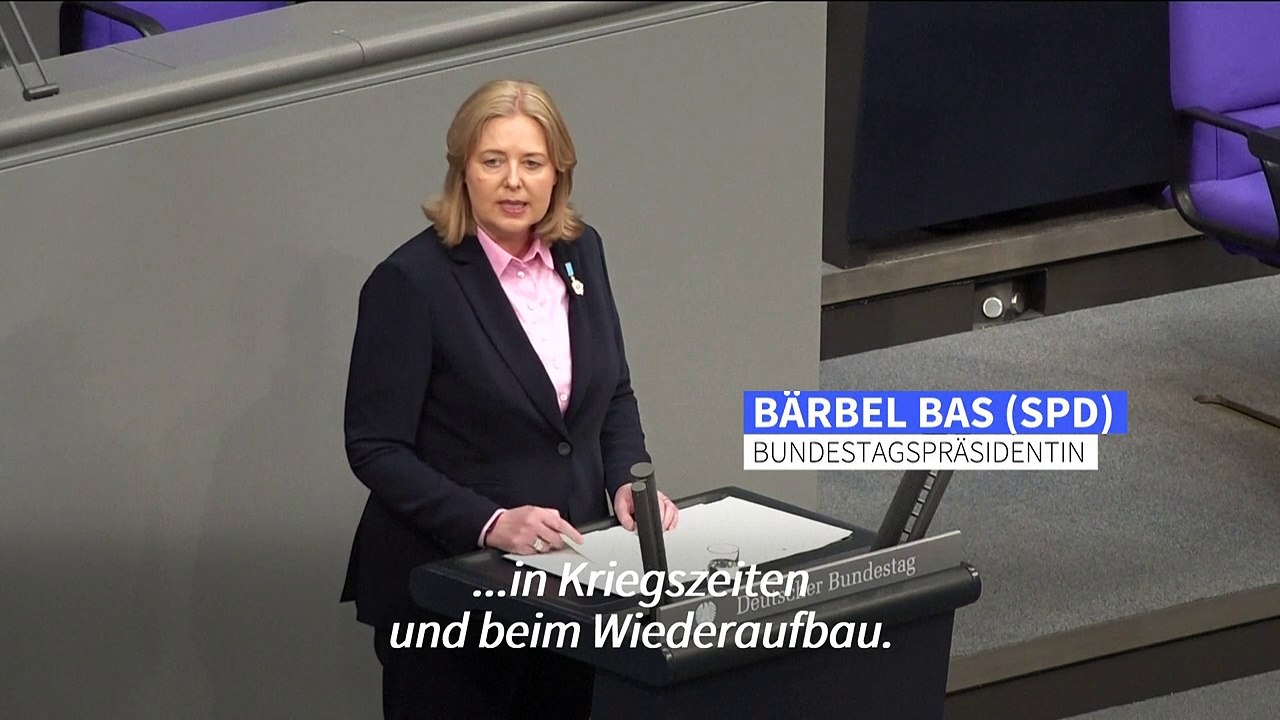 Bundestagspräsidentin: Russische Kriegsverbrechen müssen geahndet werden