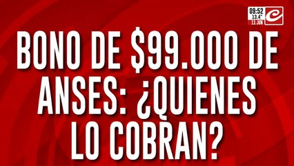 Atención: ¿quiénes cobran el bono de 99 mil pesos del ANSES?