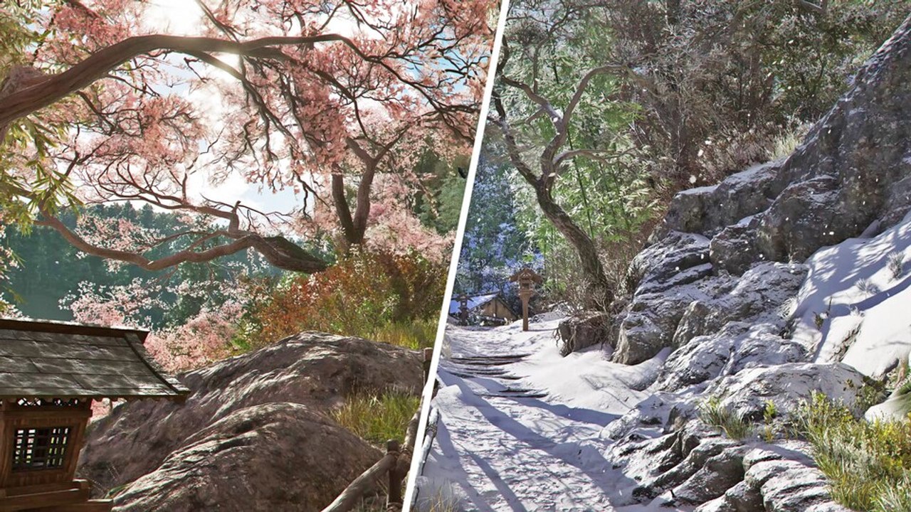 In Assassin's Creed Shadows ändern sich die Jahreszeiten und es ist so idyllisch