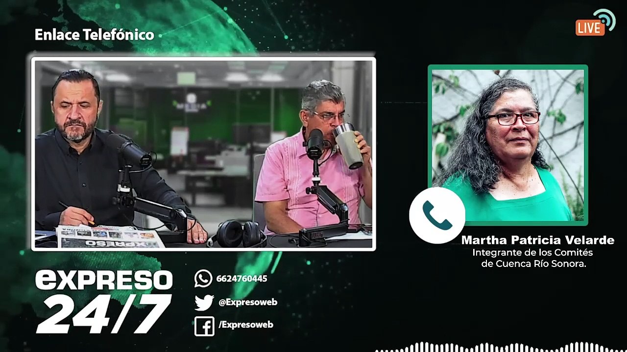 Afectados por el derrame en el Río Sonora se manifiestan en Palacio Nacional