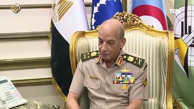 الفريق أول محمد زكى القائد العام للقوات المسلحة يلتقى النائب الاول لرئيس جمهورية غينيا الإستوائية