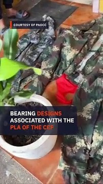 Suspected Chinese military uniforms found in Porac POGO