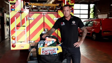 West  Midlands fire service  knife crime event.