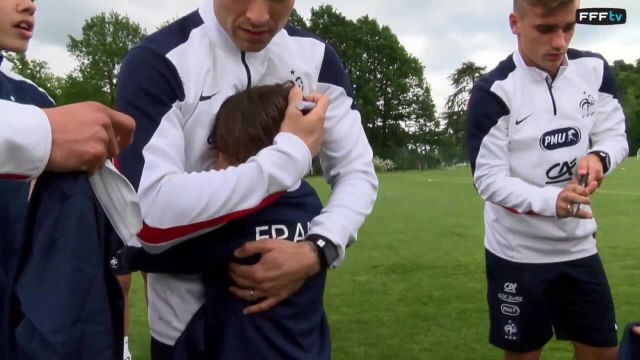 Entraînement de rêve avec les Bleus !
