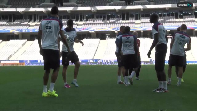 Dernier entraînement des Bleus en France avant le Mondial 2014 (Lille)