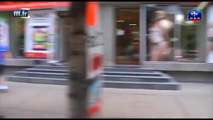 Balade dans les rues de Donetsk pour les Bleus