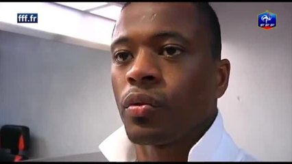 Réaction de Patrice Evra après France-Angleterre