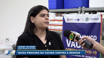 Baixa procura da vacina contra a dengue