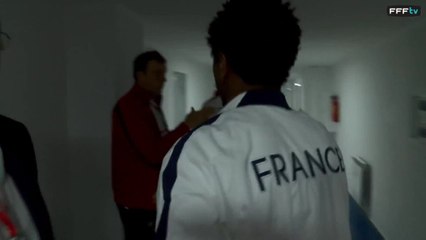 Dans le vestiaire des Bleus à Erevan (Arménie - France 0-3)