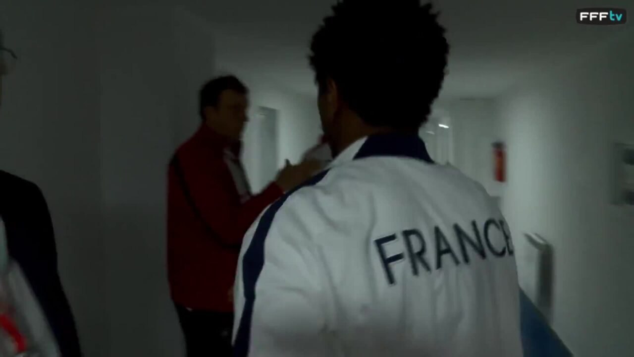 Dans le vestiaire des Bleus à Erevan (Arménie - France 0-3)