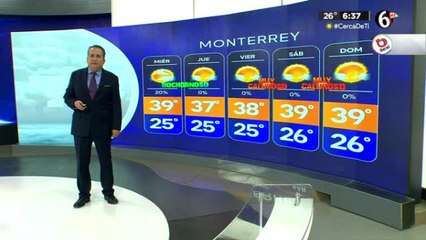 Pronóstico del tiempo para Monterrey, con Abimael Salas - 11 de junio de 2024