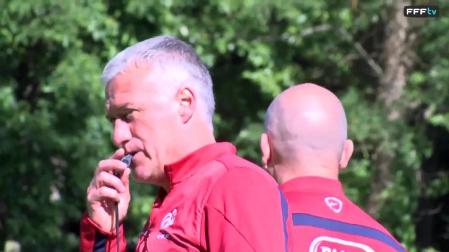 Entraînement à huis clos des Bleus à Clairefontaine (5 juin 2014)