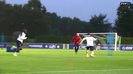 Les Bleus à l'entraînement à Clairefontaine