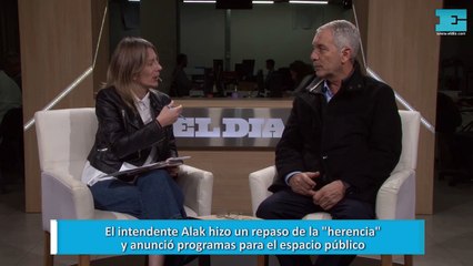 Alak hizo un repaso de la herencia y anunció programas para el espacio público