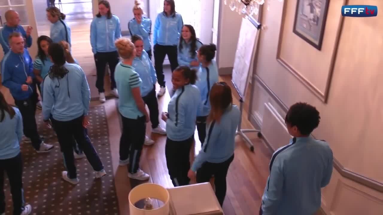 France-Pays-Bas Féminines les Bleues réunies à Clairefontaine