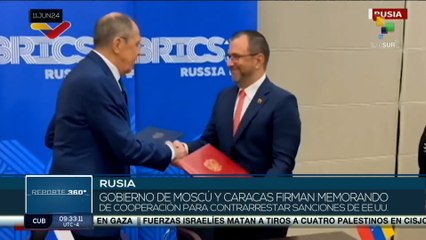 Reporte 360 11-06 ¡Lucha contra las Sanciones! Moscú y Caracas firmaron memorando