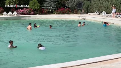 Vatandaşların sıcak havaya karşı mücadelesi