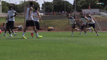 Dernier entraînement avant France-Nigeria à Brasilia