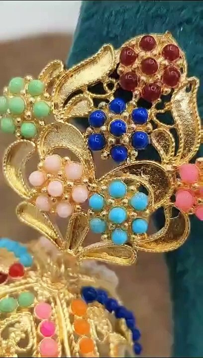 Traditional Multicolor Jumka Earrings.