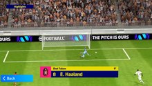 What a missed goal from haaland! and wonder goal by maradona efootball mobile 2024 PES