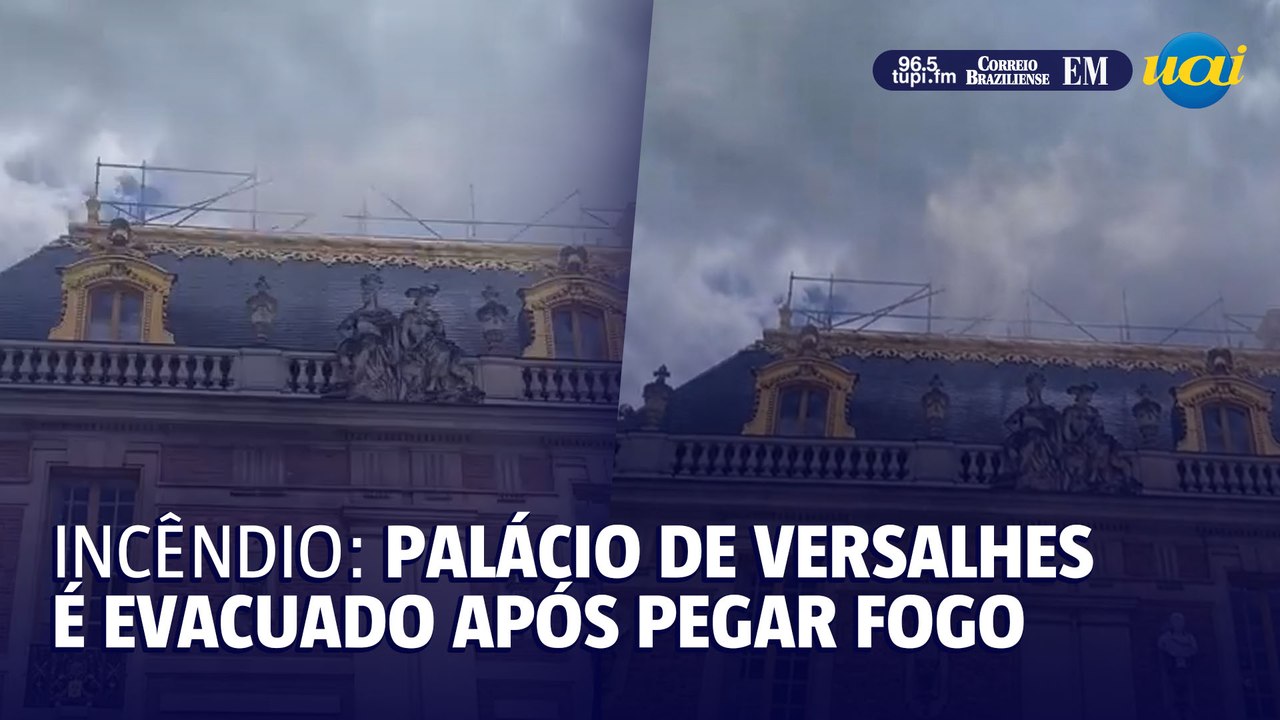 Palácio de Versalhes é evacuado após incêndio
