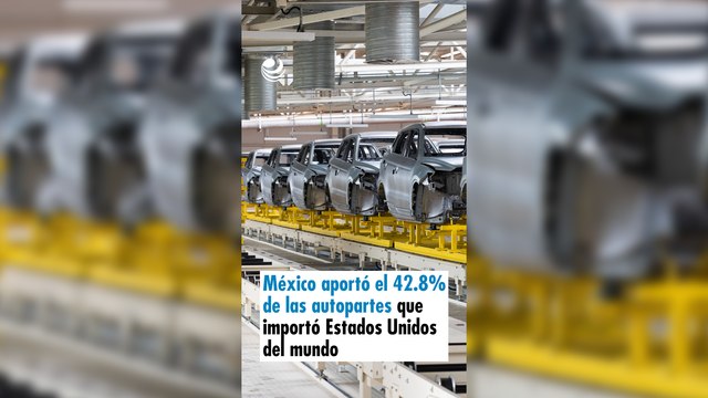 México aportó el 42.8% de las autopartes que importó Estados Unidos del mundo