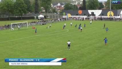 U16 France-Allemagne (1-1), les buts