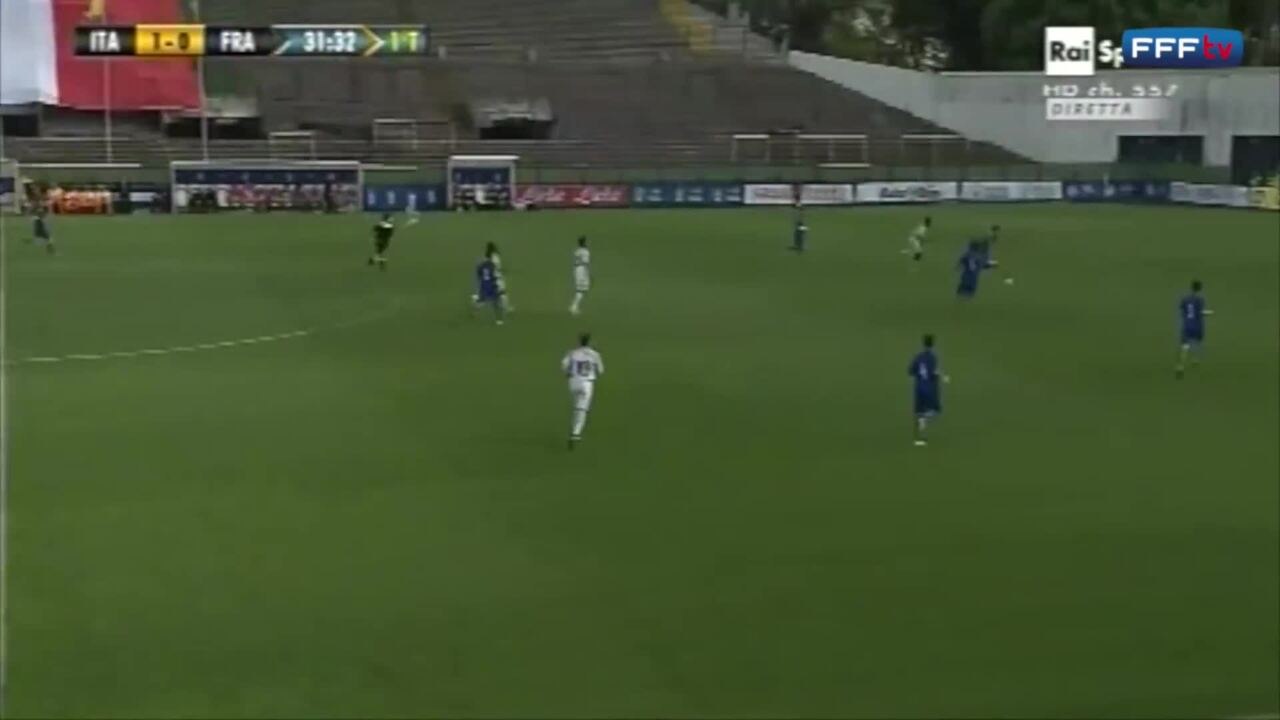 U18, Italie-France (1-2) les buts !
