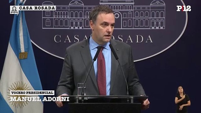 Adorni reconoció el faltazo de Milei en la reunión en la Mezquita de Palermo: No lo canceló, lo pospuso