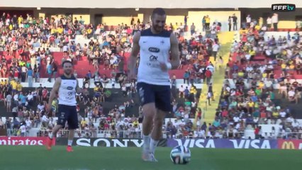 Superbe talonnade de Benzema pour Valbuena