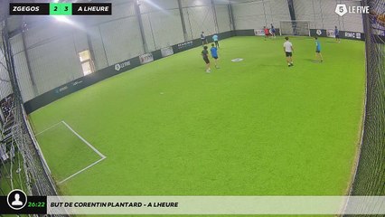 But de Corentin Plantard - A lheure