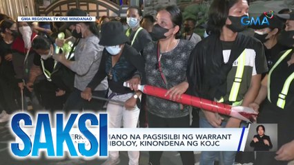 "Overkill" umano na pagsisilbi ng warrant laban kay Quiboloy, kinondena ng KOJC | Saksi