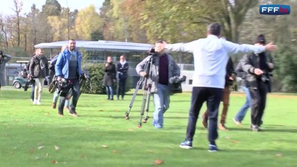 Les coulisses de la photo officielle de l'Equipe de France