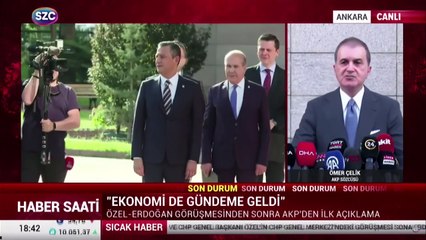 Ömer Çelik açıkladı: Erdoğan-Özel görüşmesinde neler konuşuldu?