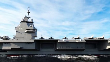 Render del futuro portaviones nuclear PA-Ng