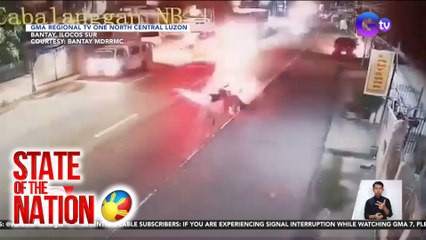 State of the Nation Part 1: SUV VS Motorcycle; Special Report: Problema sa tubig; ; Atbp.