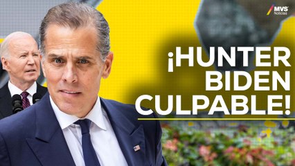 HUNTER BIDEN es declarado CULPABLE DE TRES CARGOS, así afecta a la candidatura de JOE BIDEN