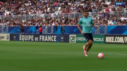 La première séance des Bleus à Bordeaux