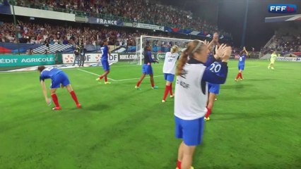 Fém. communion avec le public, départ pour les JO !