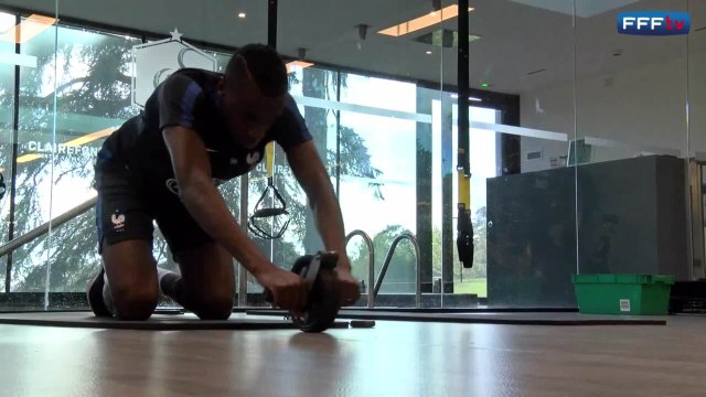 La préparation d'avant séance des Bleus !