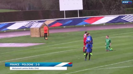 U16 France - Pologne (2-1), les buts